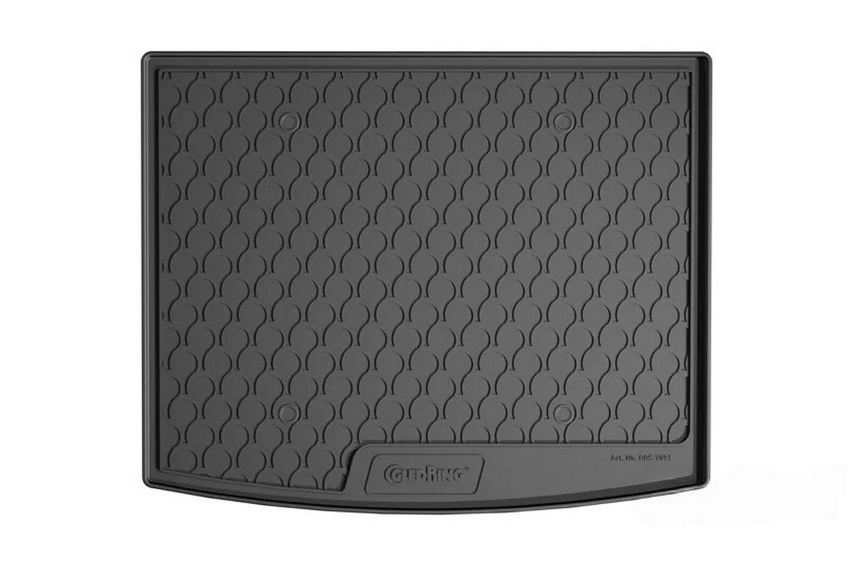 Boot mat suitable for Forthing T5 Evo 2020-present anti slip Rubbasol rubber