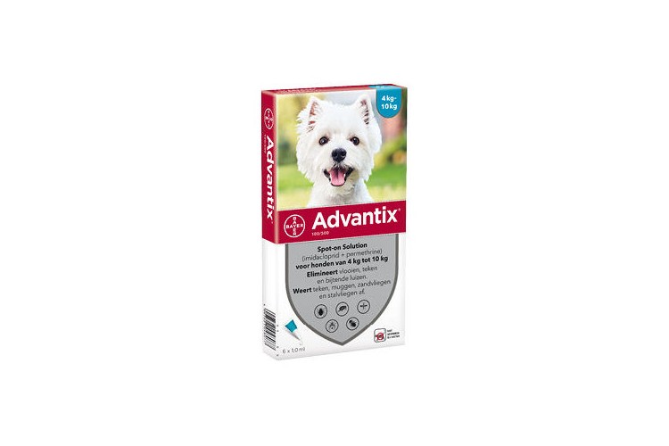 Anti Floh und Zeckenmittel Advantix 100 Hund 4-10 kg