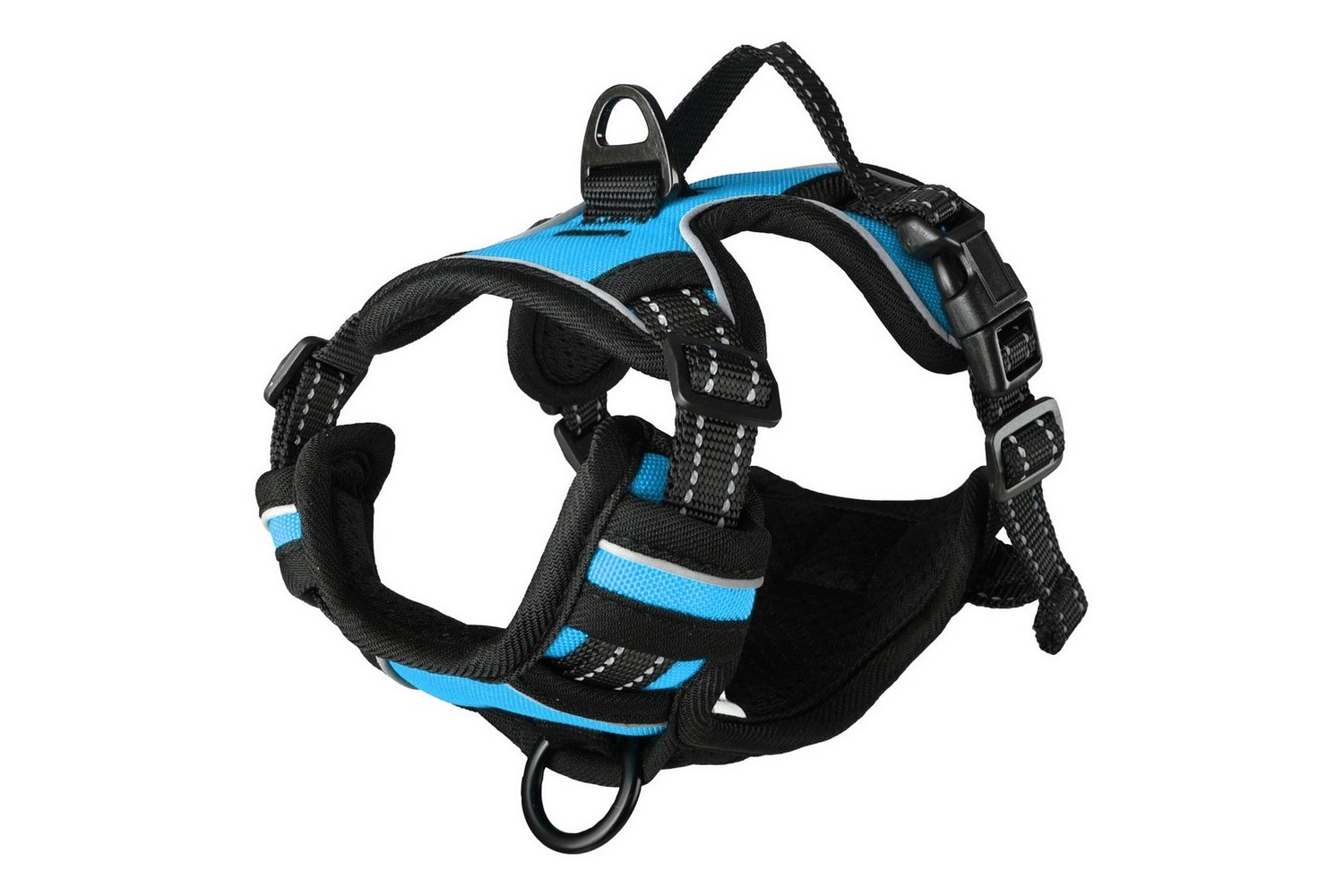 Dog harness Balou blue S