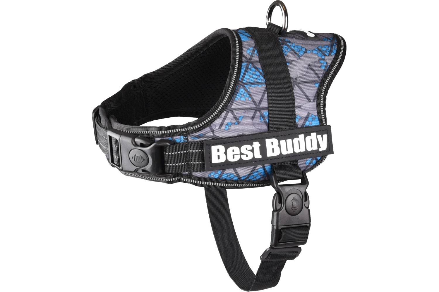 Dog harness Best Buddy Pluto blue grid XS