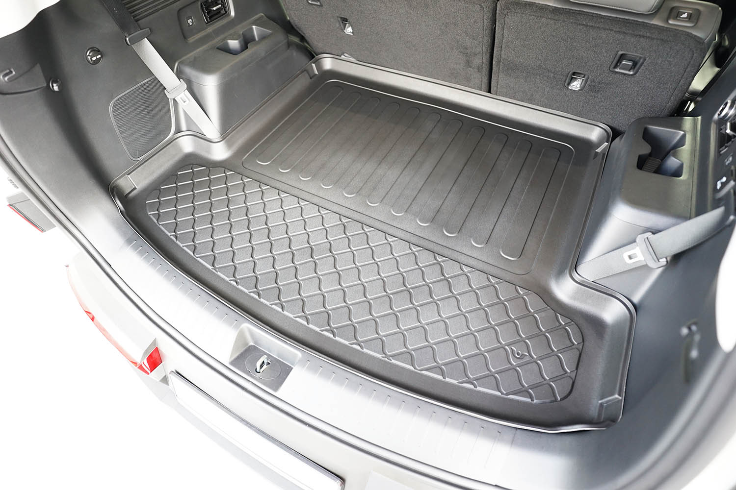 Boot mat suitable for Hyundai Santa Fe (MX5) 2024-present Guardliner anti slip PE/TPE rubber (HYU12SFTM-G) (2) Boot mat suitable for Hyundai Santa Fe (MX5) 2024-present Guardliner anti slip PE/TPE rubber (HYU12SFTM-G) (2)