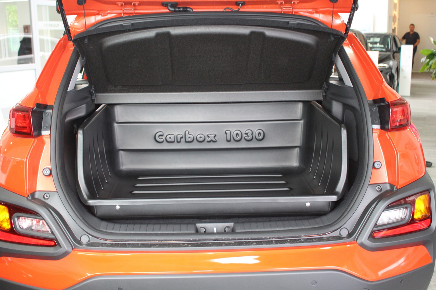 Kofferraumwanne passend für Hyundai Kona (OS) 2017-2022 Boot-Guard 99 x 50 hochwandig