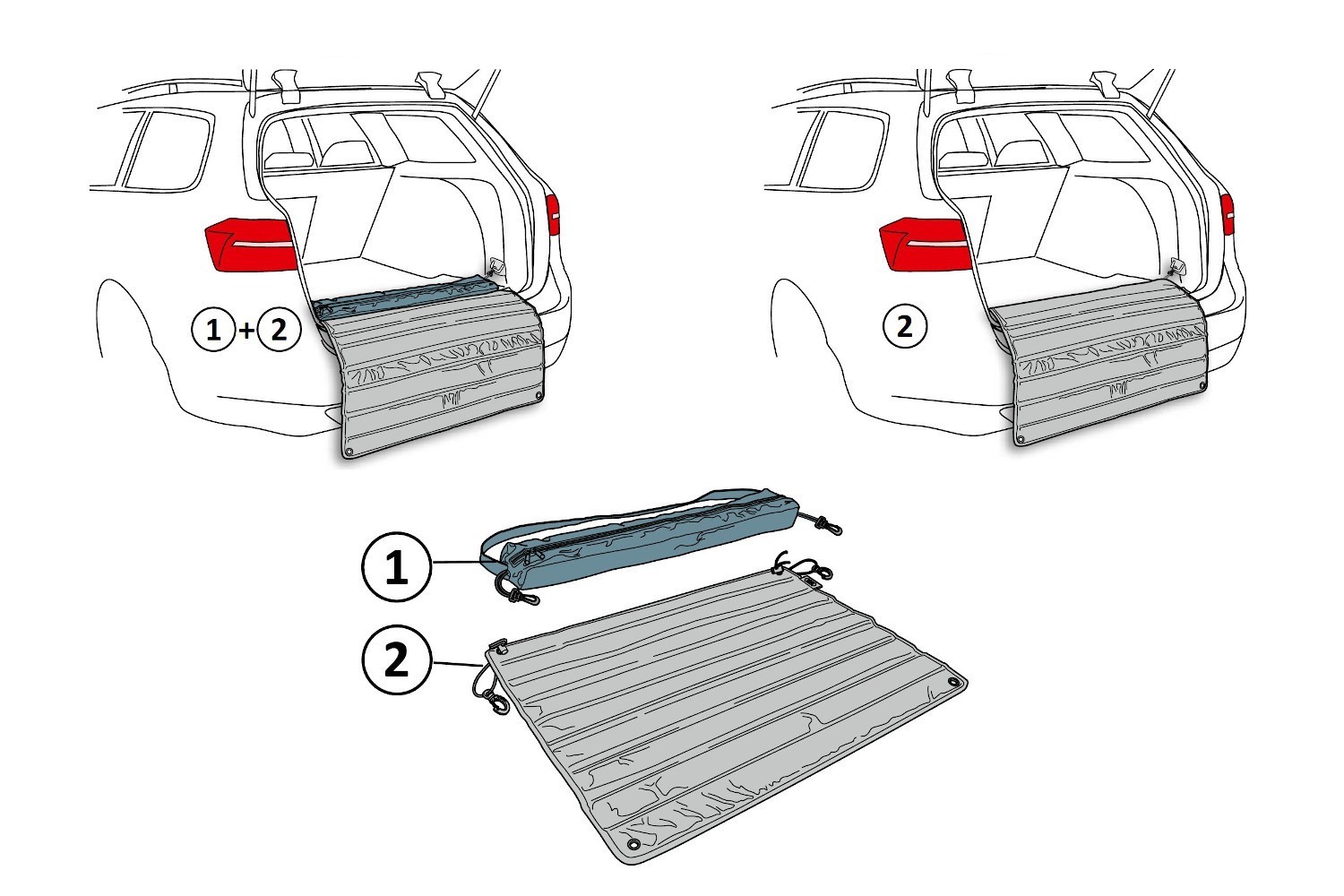 Protection pare choc voiture Rollmat Kleinmetall pour chien