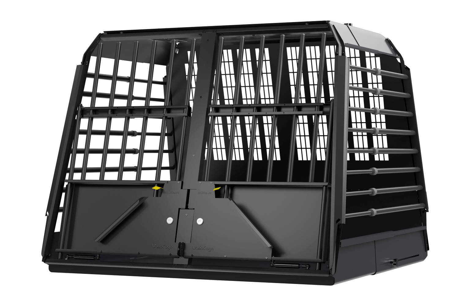 Dog crate suitable for Seat Alhambra II (7N) 2010-2022 Kleinmetall VarioCage Black Edition double Maximum Dog crate suitable for Seat Alhambra II (7N) 2010-2022 Kleinmetall VarioCage Black Edition double Maximum
