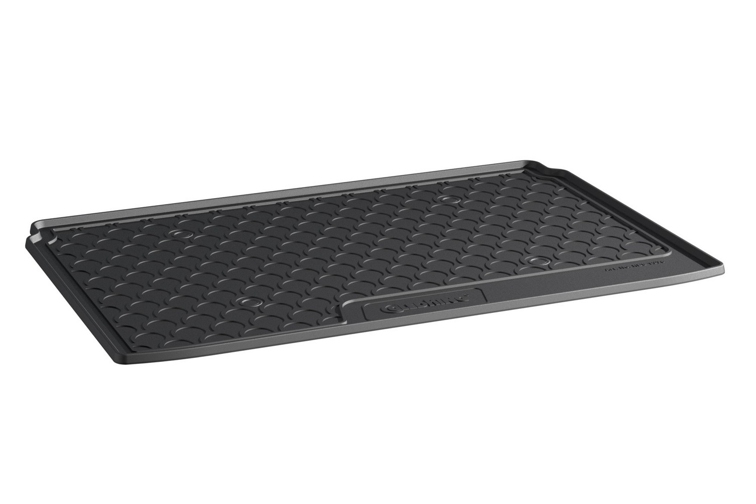 Boot mat suitable for Lancia Ypsilon IV (L21) 2015-present 5-door hatchback anti slip Rubbasol rubber (2)