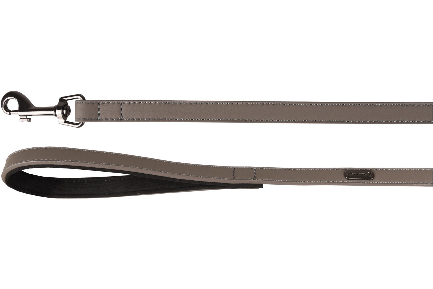 Dog leash Binti grey - 15mm x 1,3m - with handle