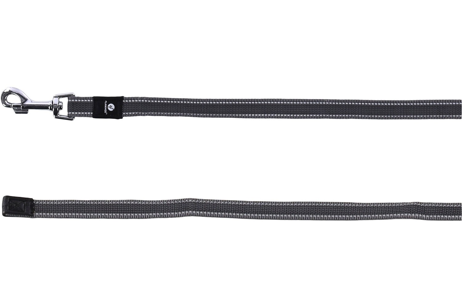 Hondenriem Xeno donker grijs S - 20mm x 5m