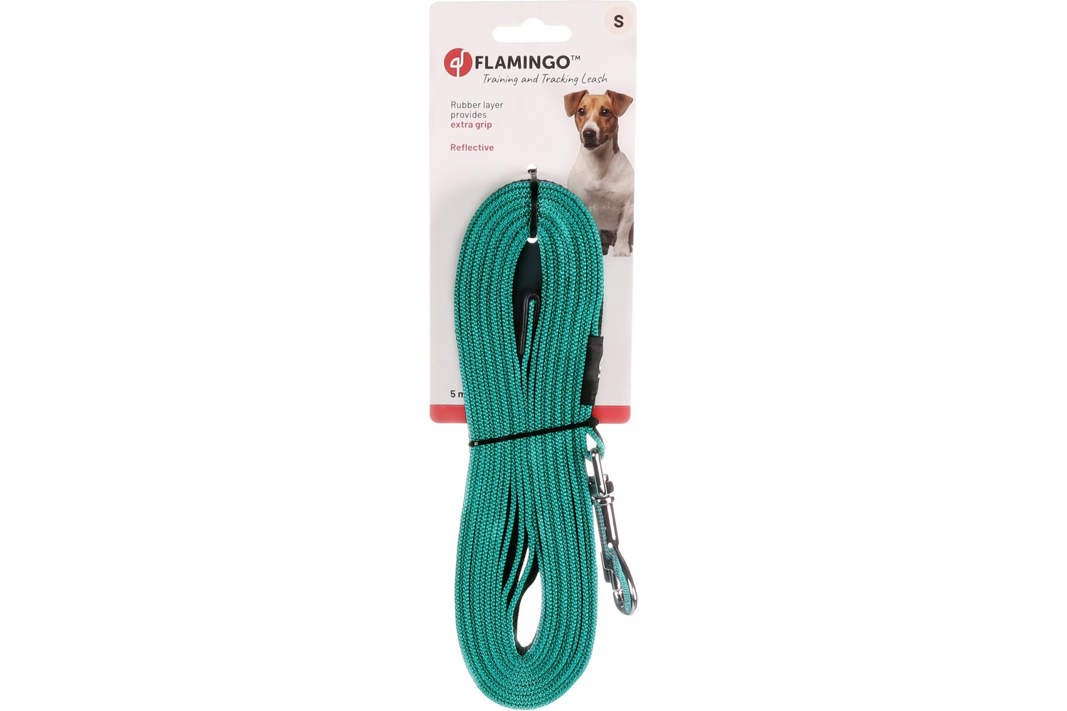Dog leash Xeno turquoise S (LEA3FLXE-S) (2)