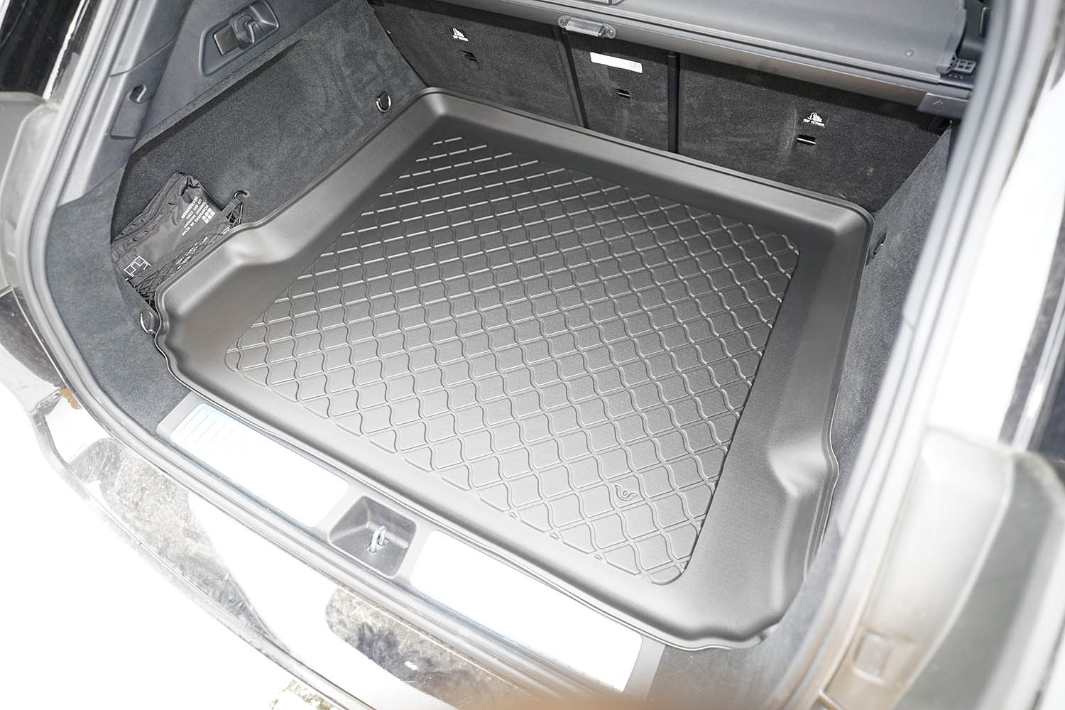 thumbnail image 2 of Keep Your Mercedes-Benz EQE (2022-2026) Trunk Spotless With This Custom-Fit Rubber Boot Liner – Waterproof & Tough! 2 of 6