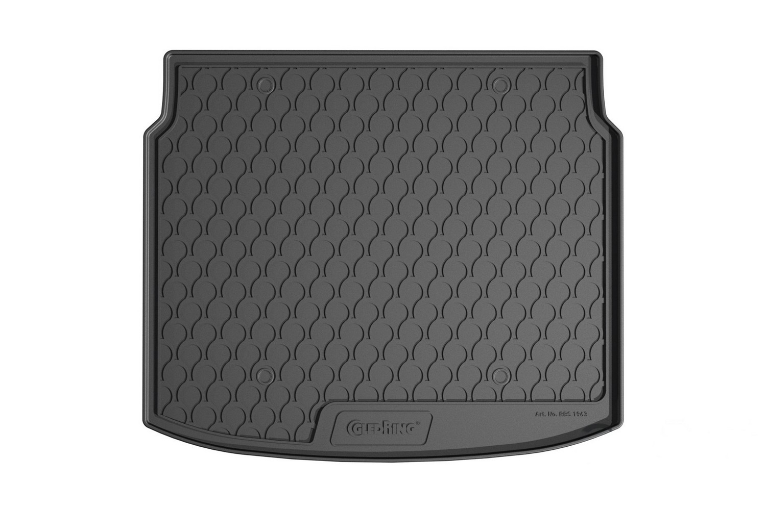 Boot mat suitable for MG ZS SUV II 2024-present anti slip Rubbasol rubber Boot mat suitable for MG ZS SUV II 2024-present anti slip Rubbasol rubber
