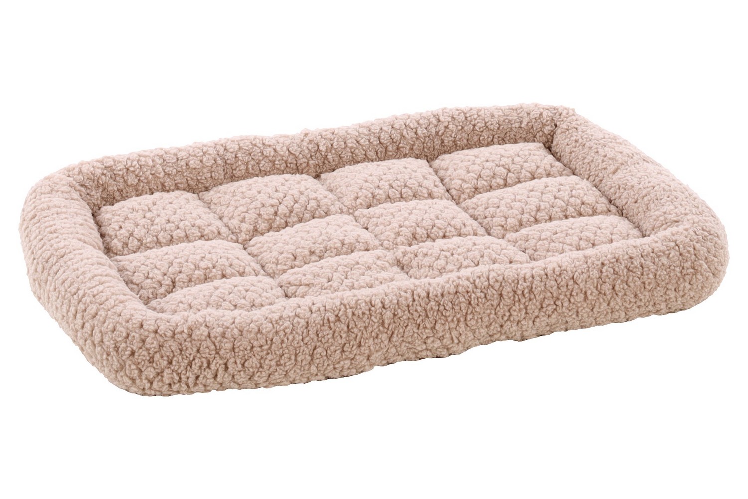 Hondenmat ovaal Jacquard taupe - 55,5 x 38,5 x 7 cm