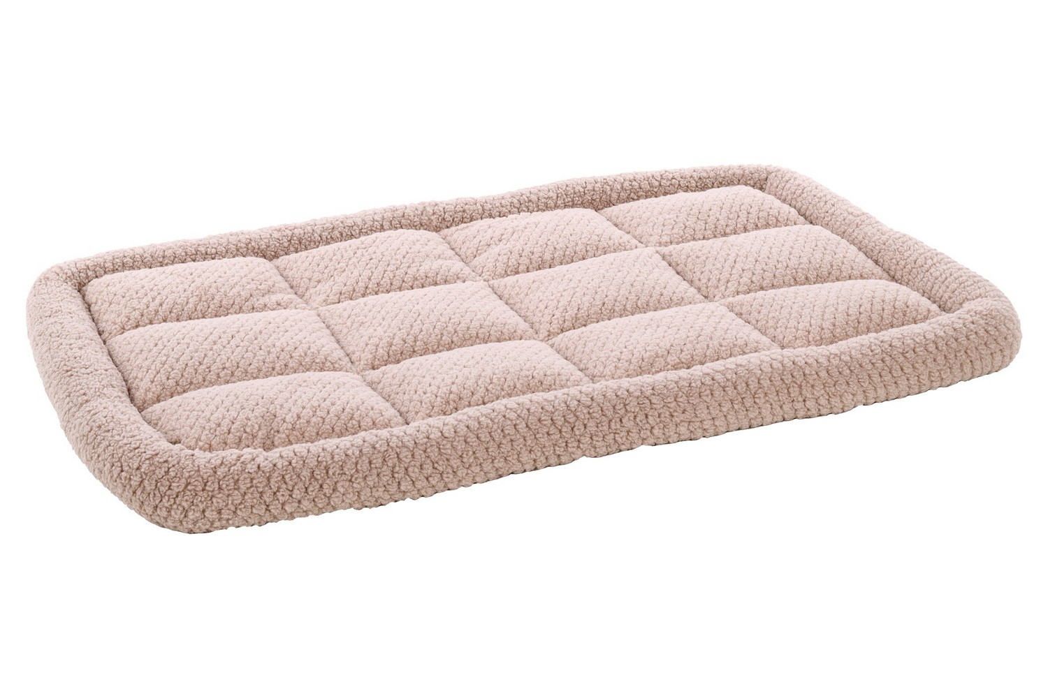 Hondenmat ovaal Jacquard taupe - 100,5 x 63,5 x 8 cm