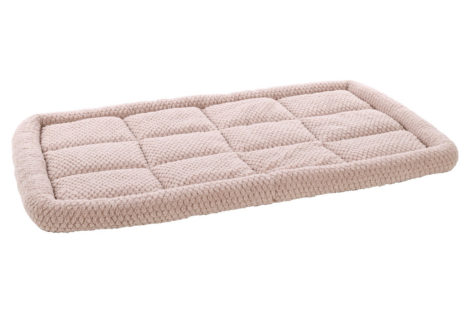 Hondenmat ovaal Jacquard taupe - 116 x 69 x 8 cm