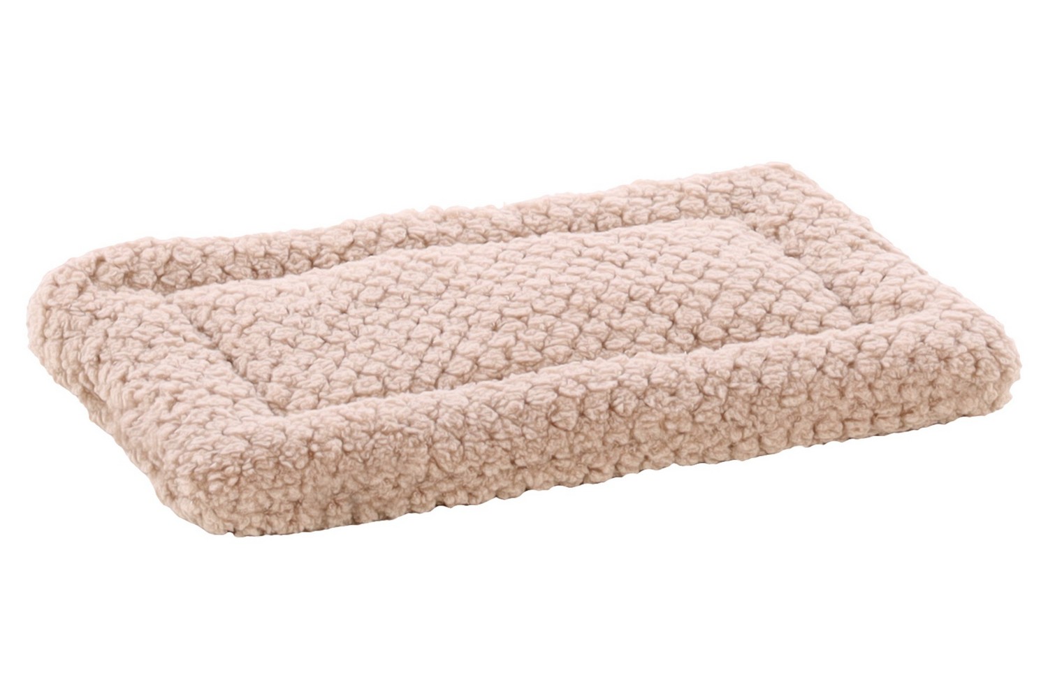 Hundematte rechteckig Jacquard taupe - 40,5 x 25,5 x 2 cm