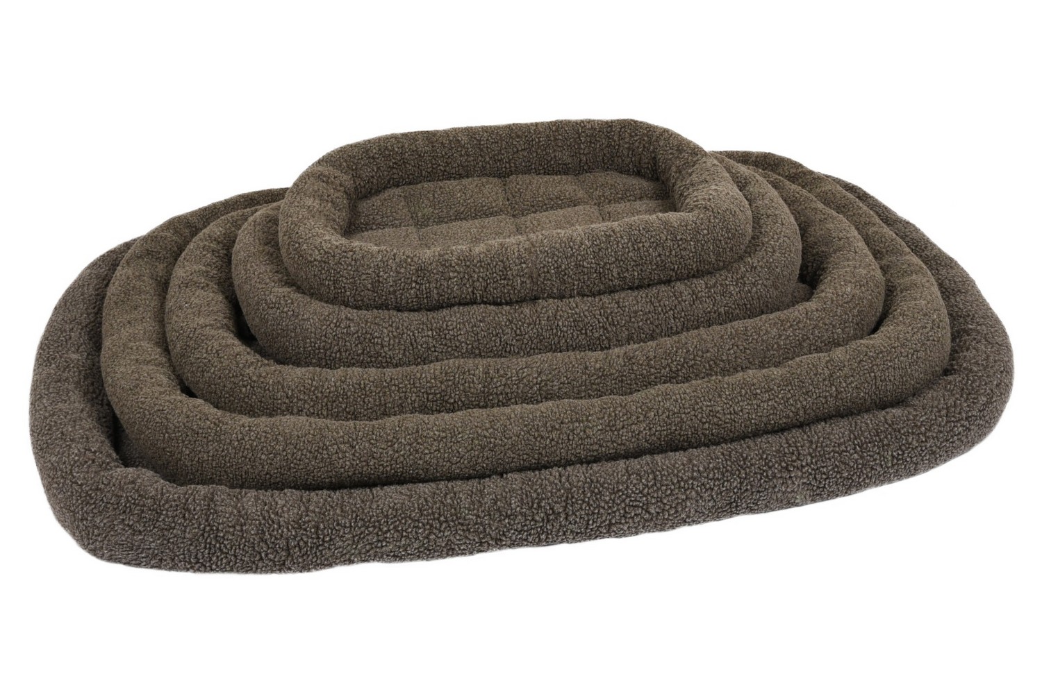 Dog mat Sherpa brown - 70,5 x 41,5 x 8 cm (PCB1FLSH-2) (4)