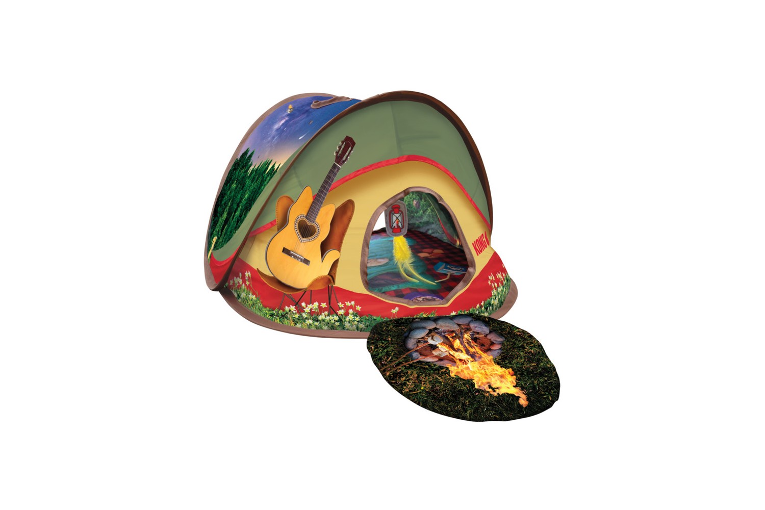 Cat play tent KONG Play Spaces Glamping (3) Cat play tent KONG Play Spaces Glamping (3)