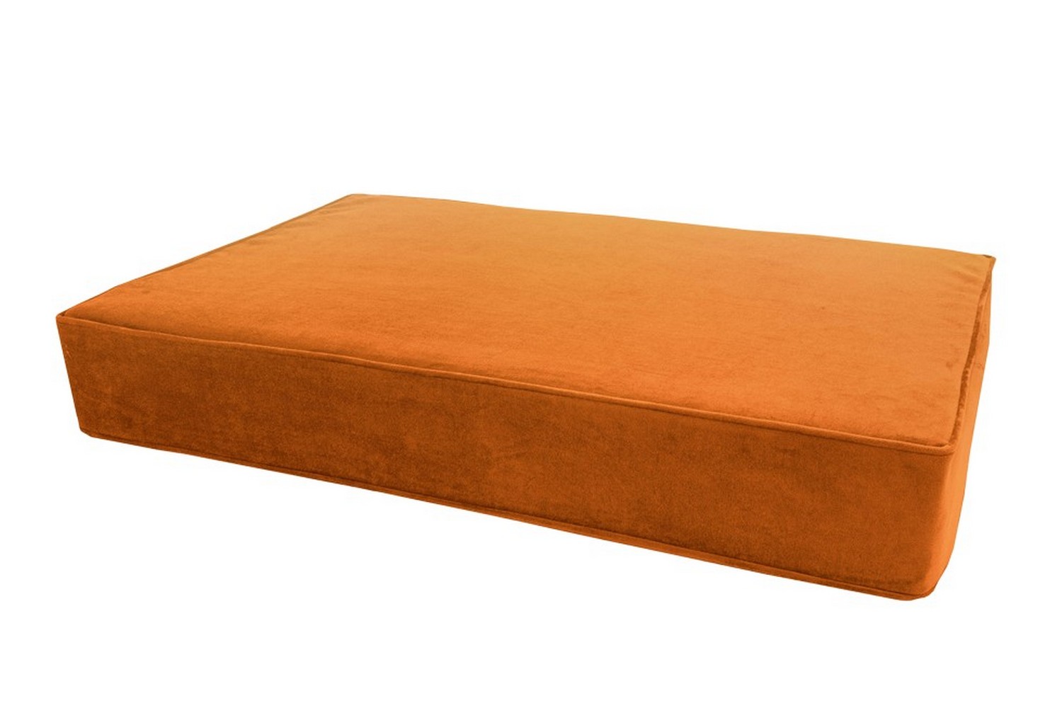 Coussin orthopédique Madison velours orange S