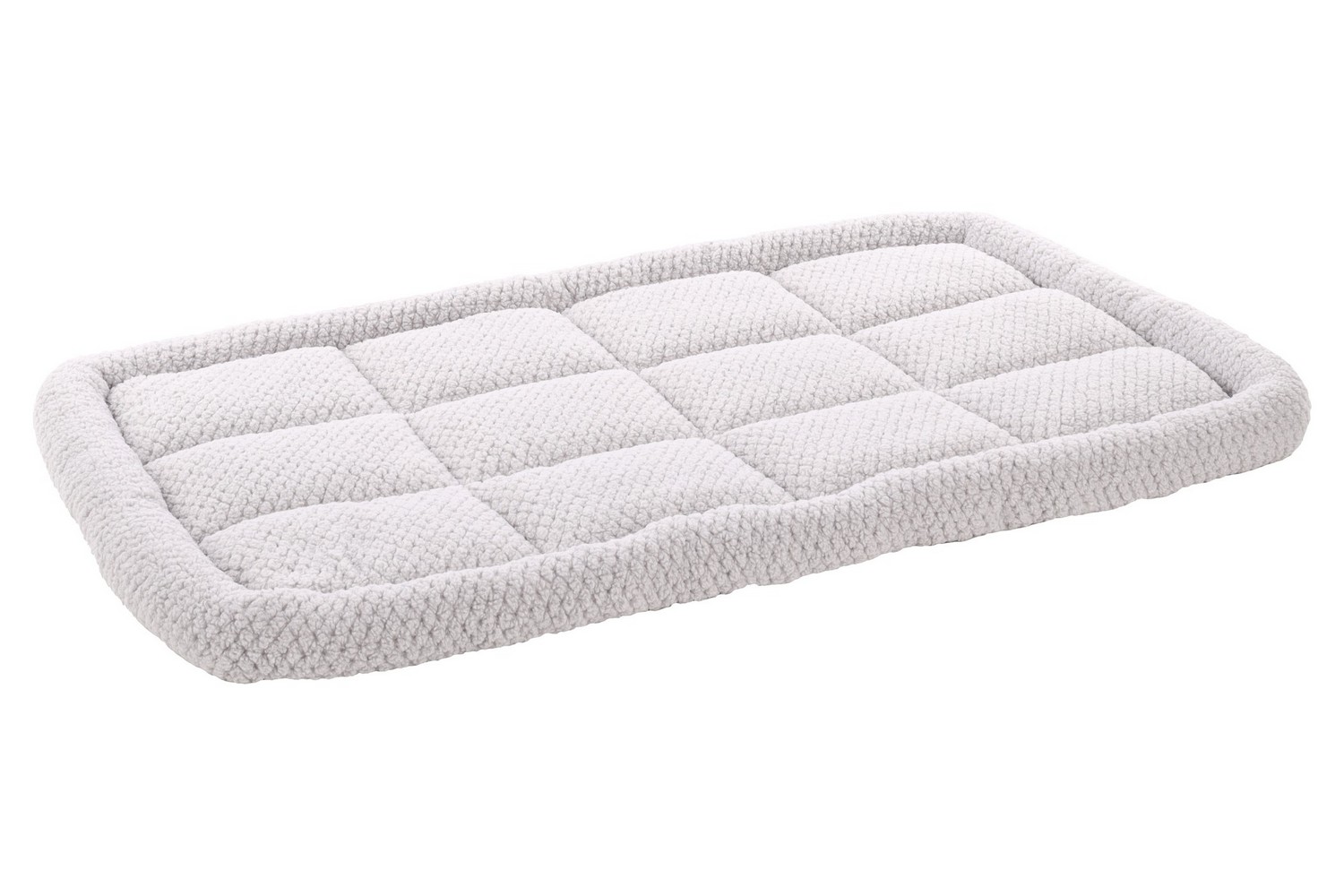 Dog mat oval Jacquard grey - 116 x 69 x 8 cm
