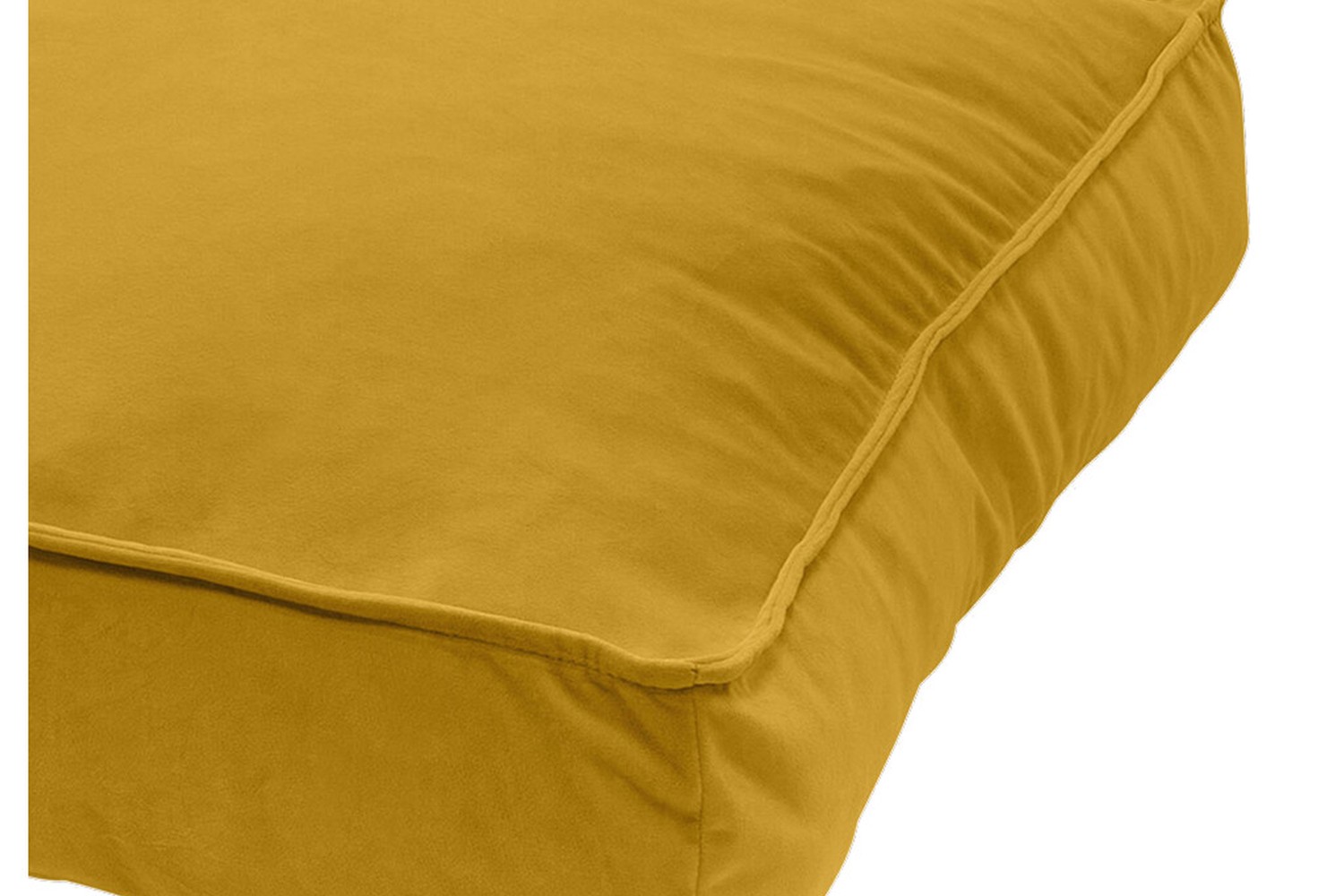 Lounge cushion Madison Velours yellow L (2)