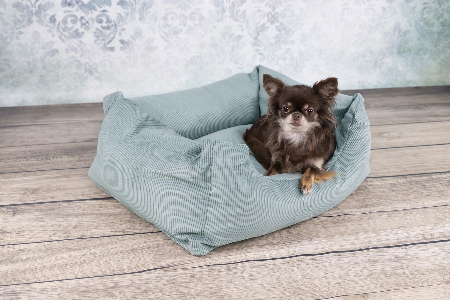 Dog bed Celeste mint green 80 x 67 x 22 cm