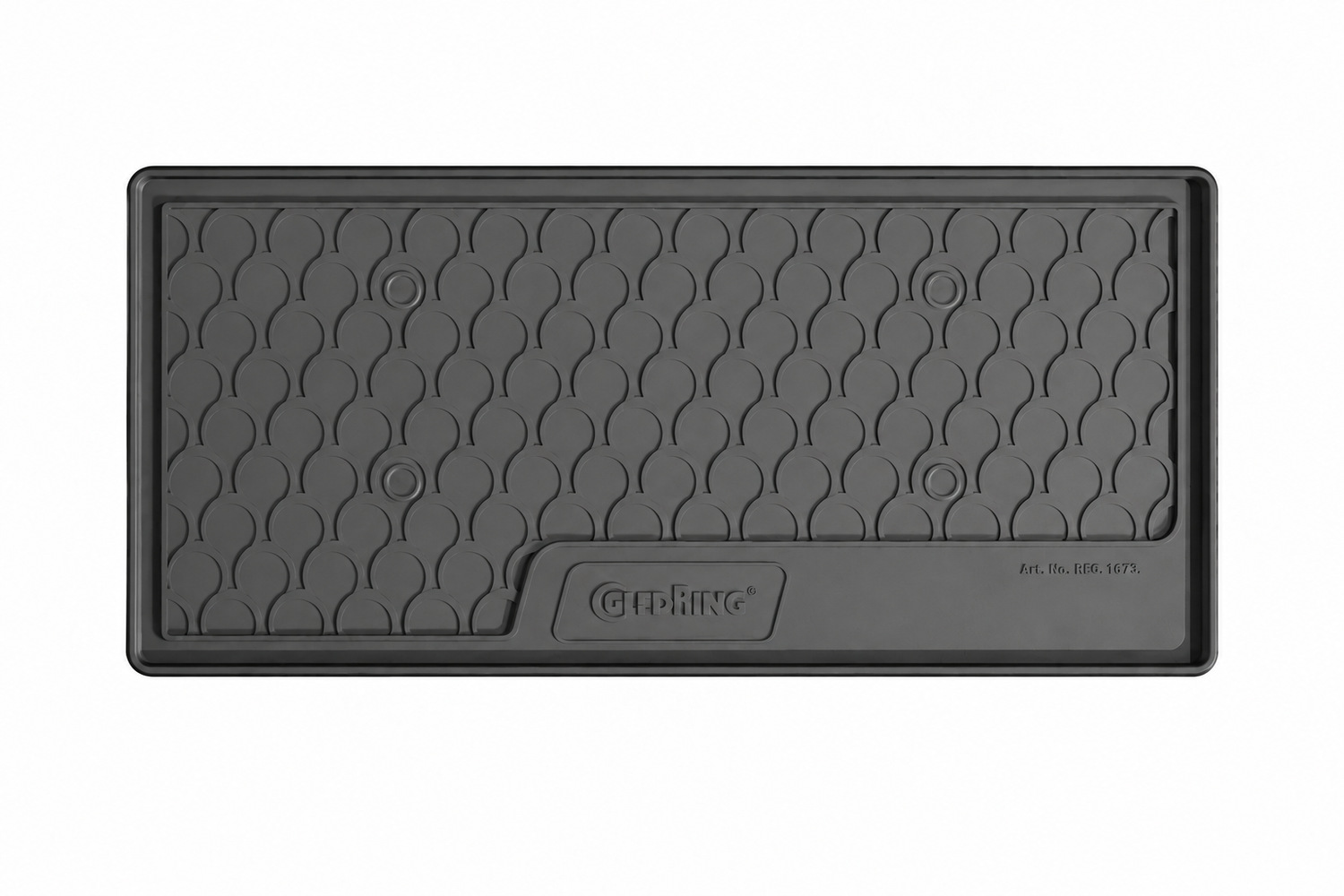 Boot mat suitable for Renault Twingo E-Tech II 2026-> 5-door hatchback anti slip Rubbasol rubber (REN1TWTR) (2) Boot mat suitable for Renault Twingo E-Tech II 2026-> 5-door hatchback anti slip Rubbasol rubber (REN1TWTR) (2)