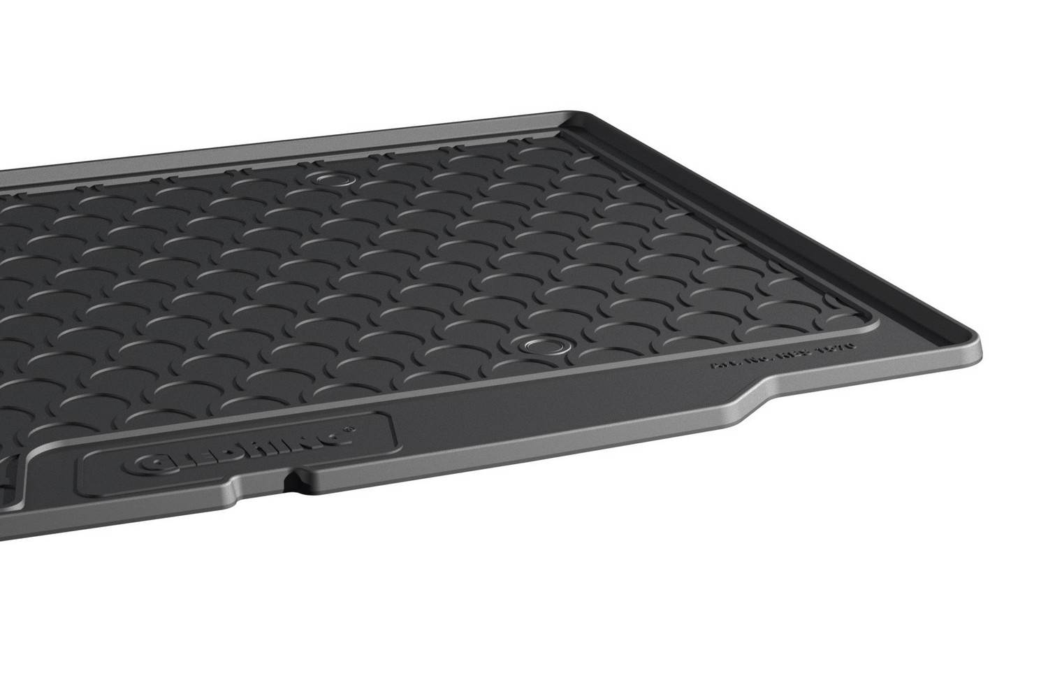 Boot mat suitable for Renault Clio VI 2026-present 5-door hatchback anti slip Rubbasol rubber (4)