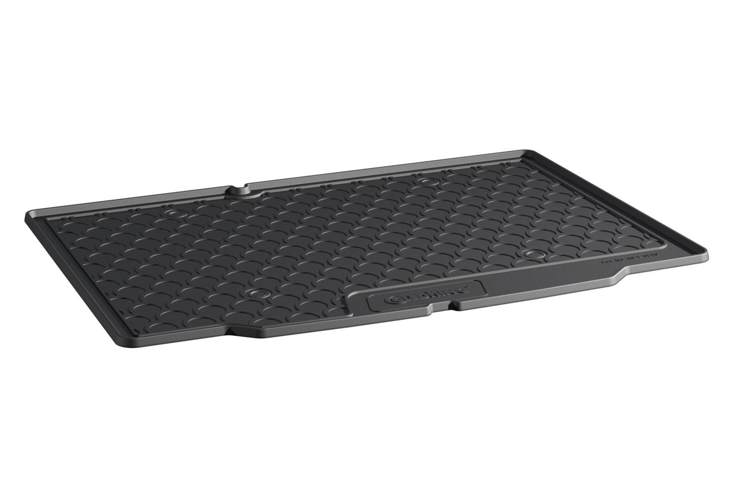 Boot mat suitable for Renault Clio VI 2026-present 5-door hatchback anti slip Rubbasol rubber (7)