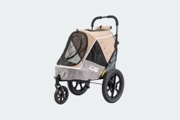 Dog bike trailer & stroller InnoPet Sporty Evolution latte (BTB1IPSE) (1)