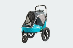 Dog bike trailer & stroller InnoPet Sporty Evolution ocean blue (BTB2IPSE) (1)