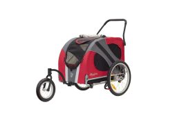 hondenbuggydoggyride novel jogger stroller red (BTS1DRNV-5) (1)