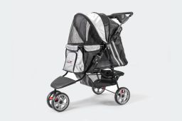 Dog stroller InnoPet All Terrain black/silver grey (BTS1IPAT) (1)