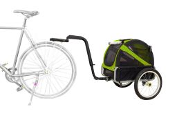 dog bike trailerdoggyride mini green (BTS2DRMN-11) (1)