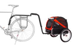 dog bike trailerdoggyride mini red (BTS2DRMN-16) (1)