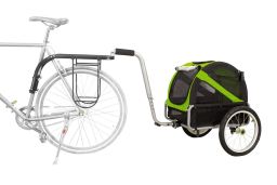 dog bike trailerdoggyride mini green (BTS2DRMN-20) (1)