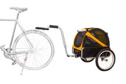dog bike trailerdoggyride mini orange (BTS2DRMN-3#) (1)