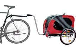 Dog bike trailer Doggyride Novel20 Red (BTS2DRNV-13) (3)