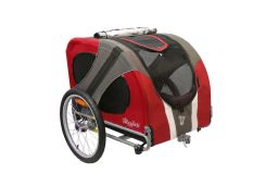 dog bike trailerdoggyride novel red (BTS2DRNV-3) (1)