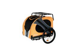 dog bike trailerdoggyride novel orange  (BTS3DRNV-2) (1)