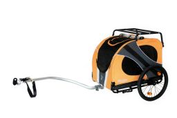 dog bike trailerdoggyride novel orange (BTS3DRNV-3) (1)