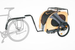 dog bike trailerdoggyride novel orange (BTS3DRNV-6) (1)