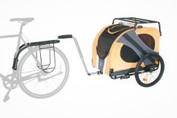 dog bike trailerdoggyride novel orange  (BTS3DRNV-7) (1)