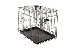 Dog crate Ebo taupe S (CDC1FMEB-S) (1)