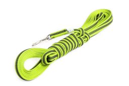 Dog leash Julius-K9 anti-slip neon - 14mm x 10m with handle (CLH11K9HR-5) (1)