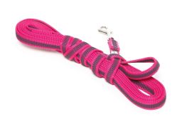 Dog leash Julius-K9 anti-slip pink - 14mm x 5m with handle (CLH17K9HR-4) (1)
