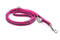 Dog leash Julius-K9 anti-slip pink - 14mm x 2,2m adjustable (CLH18K9HR-1) (1)