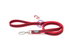 Dog leash Julius-K9 anti-slip red - 20mm x 1,2m with handle (CLH26K9HR-1) (1)