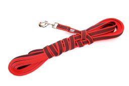 Dog leash Julius-K9 anti-slip red - 20mm x 10m with handle (CLH26K9HR-5) (1)