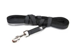 Dog leash Julius-K9 anti-slip black - 14mm x 5m with handle (CLH2K9HR-4) (1)