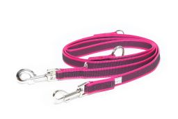 Dog leash Julius-K9 anti-slip pink - 20mm x 2,2m adjustable (CLH30K9HR-1) (1)