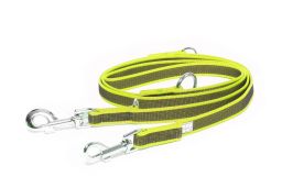 Dog leash Julius-K9 anti-slip neon - 20mm x 2,2m adjustable (CLH36K9HR-1) (1)